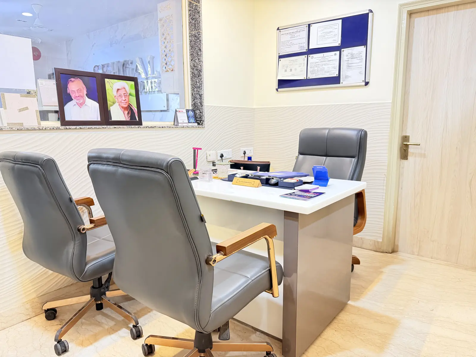 Consultation room at Sehgal IVF Centre, Delhi