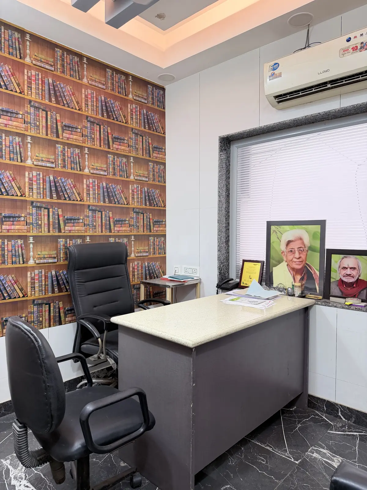 Doctor's consultation cabin at Sehgal IVF Centre, Delhi